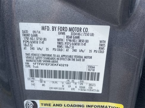 Used 2014 Ford F150 XLT w/ Equipment Group 302A Luxury image 25