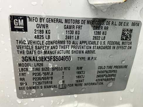 Used 2015 Chevrolet Captiva Sport LT w/ Convenience Package image 28
