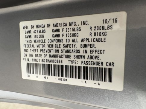 Used 2017 Honda Accord EX image 35