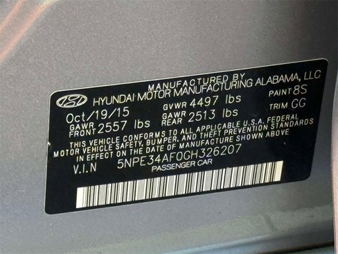 Used 2016 Hyundai Sonata Limited w/ Option Group 04 image 33