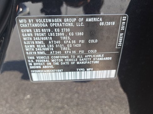 Used 2019 Volkswagen Atlas SE image 33