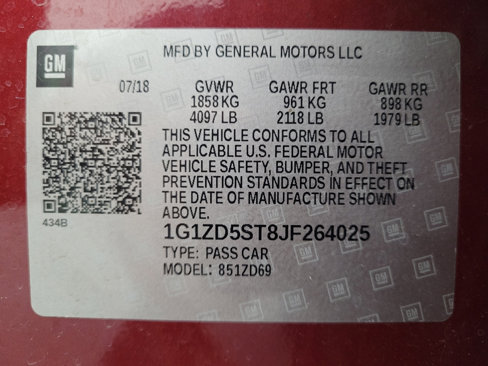 Used 2018 Chevrolet Malibu LT w/ Driver Confidence Package image 33