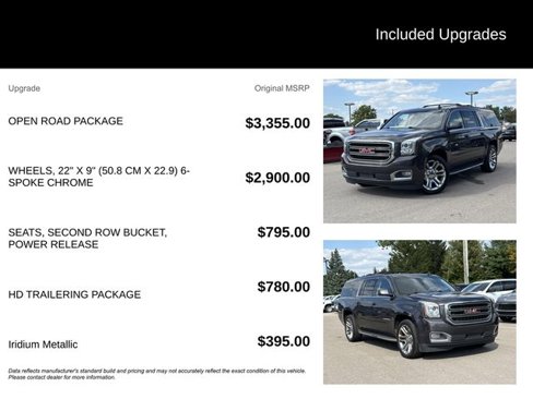 Certified 2016 GMC Yukon XL SLT w/ Open Road Package image 7