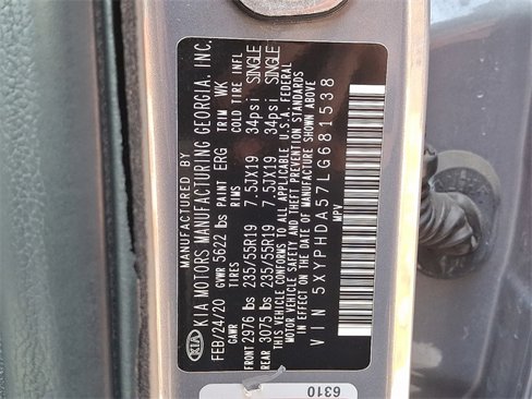 Certified 2020 Kia Sorento EX image 26