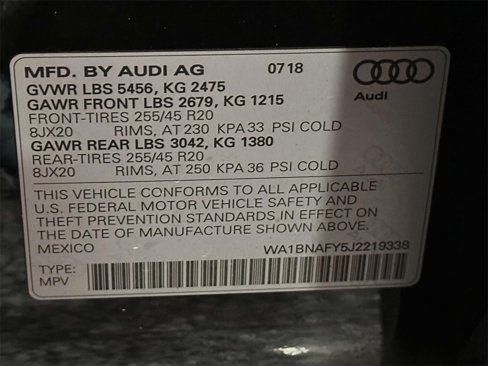 Used 2018 Audi Q5 2.0T Premium Plus w/ Premium Plus Package image 37