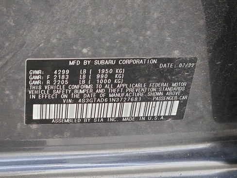 Used 2022 Subaru Impreza 2.0i Premium image 27