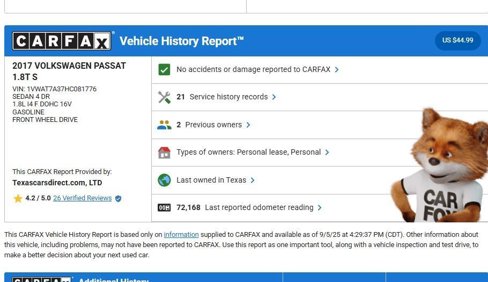 Used 2017 Volkswagen Passat 1.8T S image 9