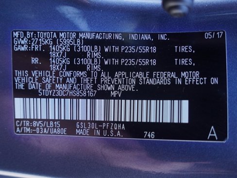 Used 2017 Toyota Sienna Limited Premium image 27