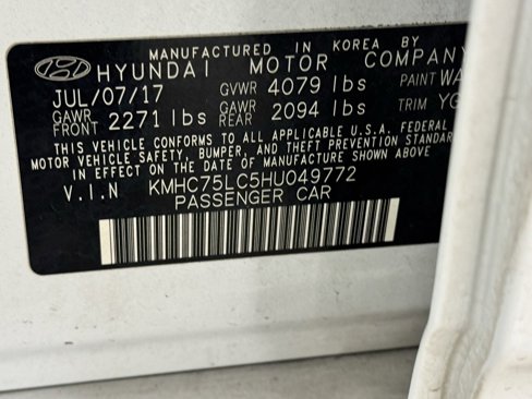 Used 2017 Hyundai Ioniq SEL w/ Tech Package 02 image 7