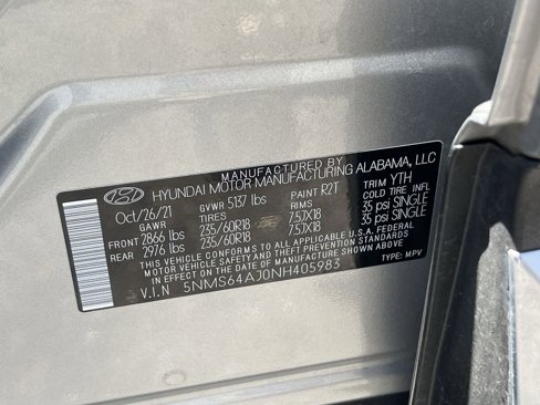 Used 2022 Hyundai Santa Fe SEL w/ Convenience Package image 32