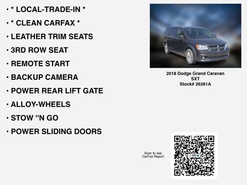 Used 2018 Dodge Grand Caravan SXT image 7