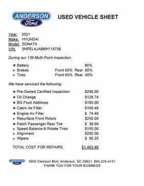 Used 2021 Hyundai Sonata SEL image 3