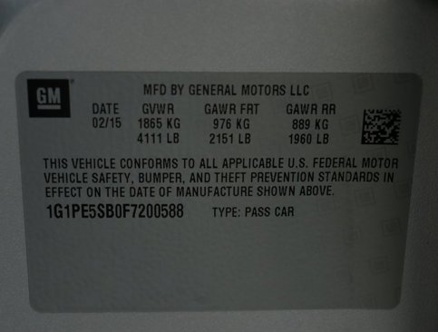 Used 2015 Chevrolet Cruze LT image 32