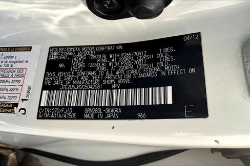 Used 2012 Toyota 4Runner SR5 image 30