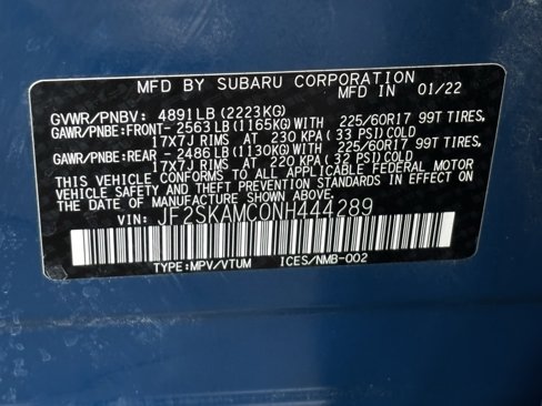 Certified 2022 Subaru Forester Wilderness w/ Wilderness Package image 25