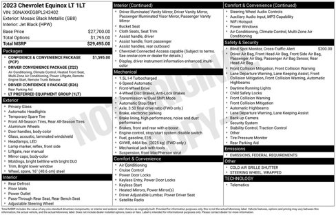 Used 2023 Chevrolet Equinox LT image 13