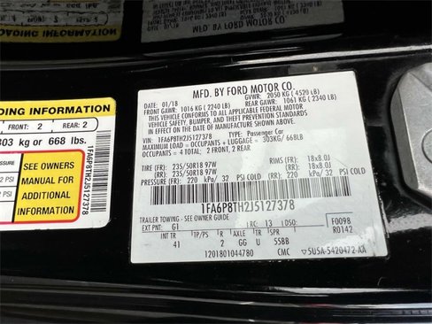 Used 2018 Ford Mustang Premium w/ Safe & Smart Package image 15