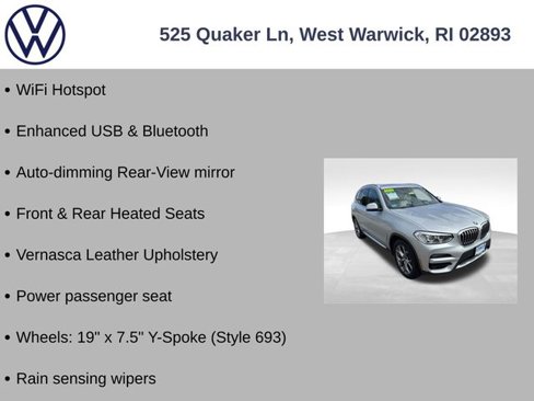 Used 2020 BMW X3 xDrive30i w/ Premium Package image 36