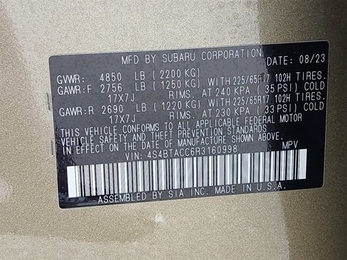Certified 2024 Subaru Outback Premium image 35