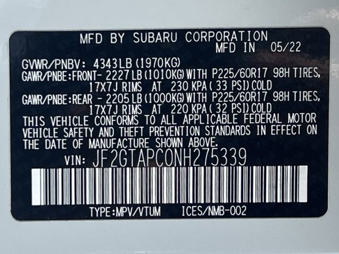 Used 2022 Subaru Crosstrek 2.0i Premium image 19