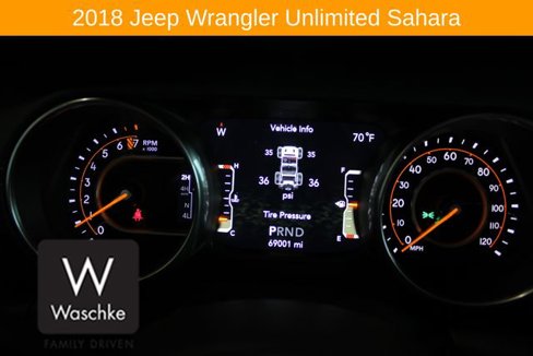 Used 2018 Jeep Wrangler Unlimited Sahara image 38
