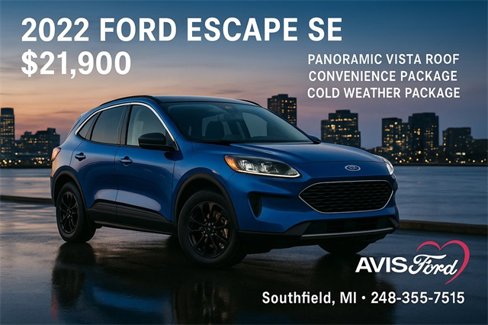 Used 2022 Ford Escape SE w/ Convenience Package image 1