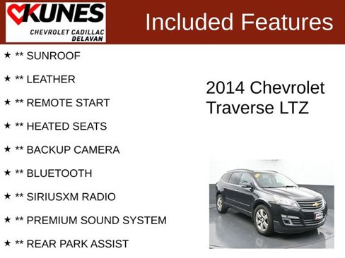 Used 2014 Chevrolet Traverse LTZ image 3