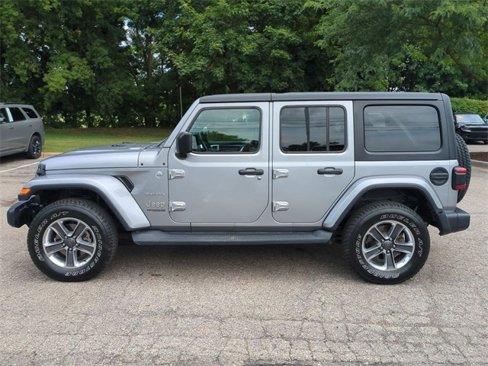 Used 2019 Jeep Wrangler Unlimited Sahara w/ LED Lighting Group image 2