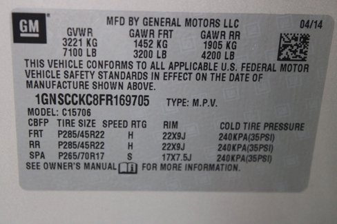 Used 2015 Chevrolet Tahoe LTZ image 20