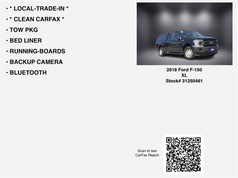 Used 2018 Ford F150 XL w/ XL Power Equipment Group image 7