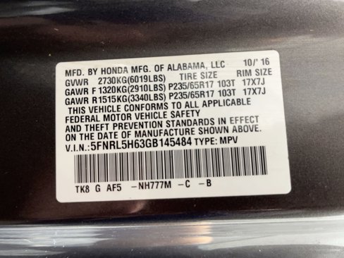 Used 2016 Honda Odyssey EX-L image 18