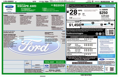 Used 2021 Ford Escape SE w/ Convenience Package image 4