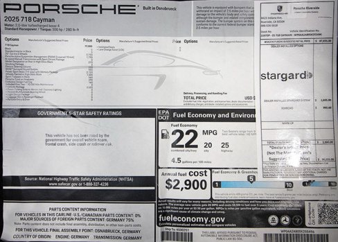 Used 2025 Porsche 718 Cayman image 57