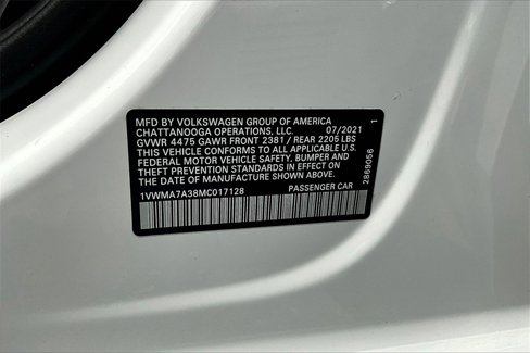 Certified 2021 Volkswagen Passat 2.0T R-Line image 29