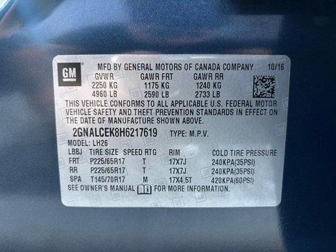 Used 2017 Chevrolet Equinox LT image 47
