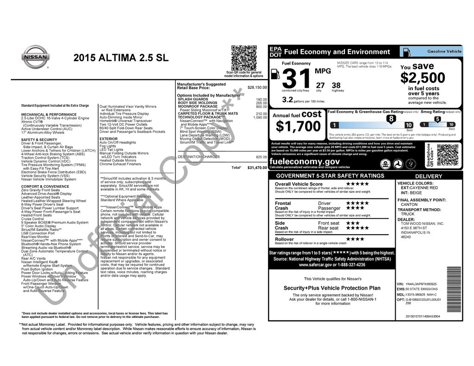 Used 2015 Nissan Altima 2.5 SL w/ Technology Package image 7