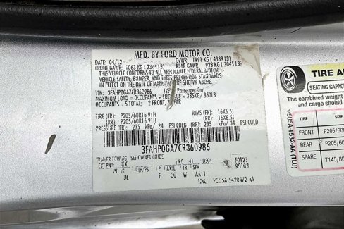Used 2012 Ford Fusion S image 33