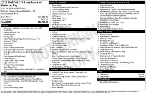 Certified 2023 MAZDA MAZDA3 s image 6
