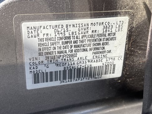 Used 2015 Nissan Sentra S image 35