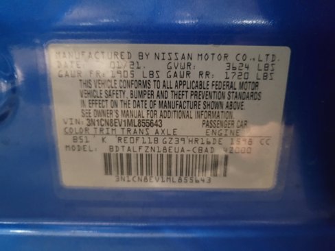 Used 2021 Nissan Versa SV image 33