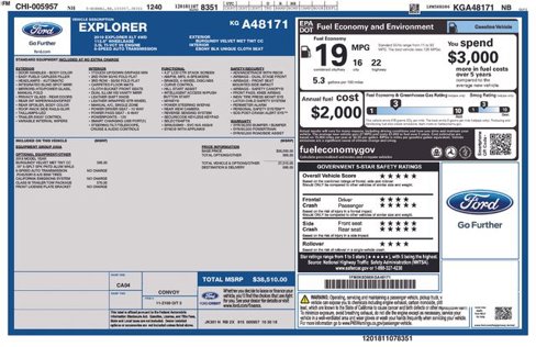 Used 2019 Ford Explorer XLT w/ Class III Trailer Tow Package image 20