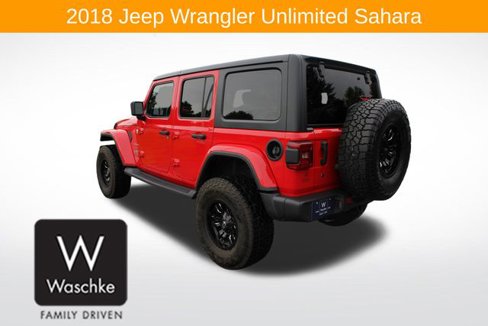 Used 2018 Jeep Wrangler Unlimited Sahara image 5