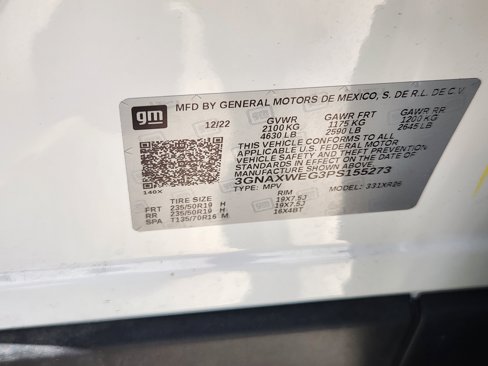 Used 2023 Chevrolet Equinox RS w/ RS Leather Package image 39