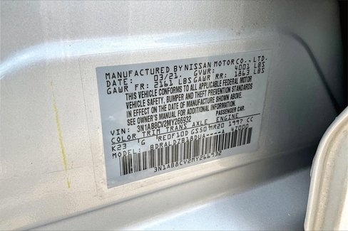 Used 2021 Nissan Sentra SV w/ Trunk Package image 18