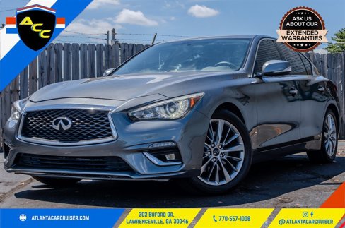 Used 2018 INFINITI Q50 Luxe w/ Essential Package (3.0T Luxe) image 1