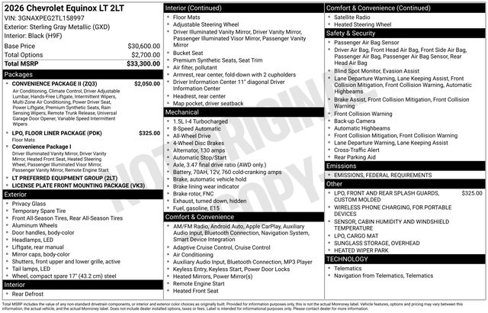 New 2026 Chevrolet Equinox LT w/ Convenience Package II image 5