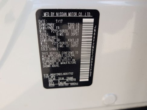 Used 2018 Nissan Armada Platinum image 35