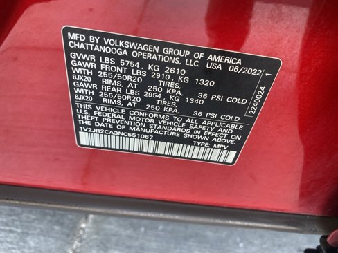 Certified 2022 Volkswagen Atlas SE image 35