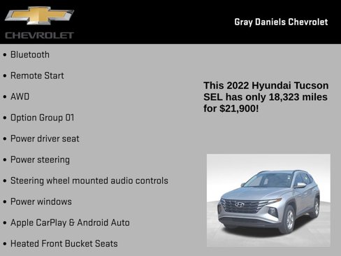 Used 2022 Hyundai Tucson SEL w/ Cargo Package image 11