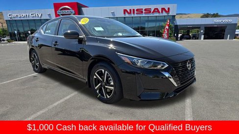 New 2025 Nissan Sentra SV w/ Trunk Package image 1